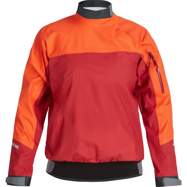 NRS Women's Echo Splash Jacket - Poppy/Vino, Front