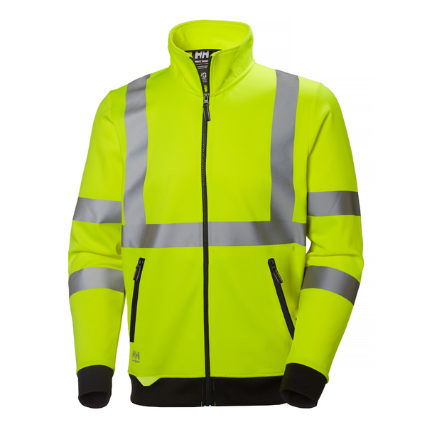 HH Workwear Addvis Hi Vis Sweatshirt Yellow