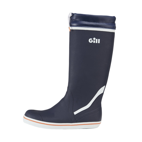 Gill Junior Tall Yachting Boots In Navy