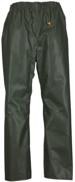 Guy Cotten Elastic Waist Trousers - Green