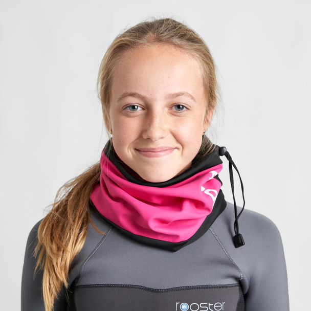 Rooster Aquafleece Neck Gaiter - Pink