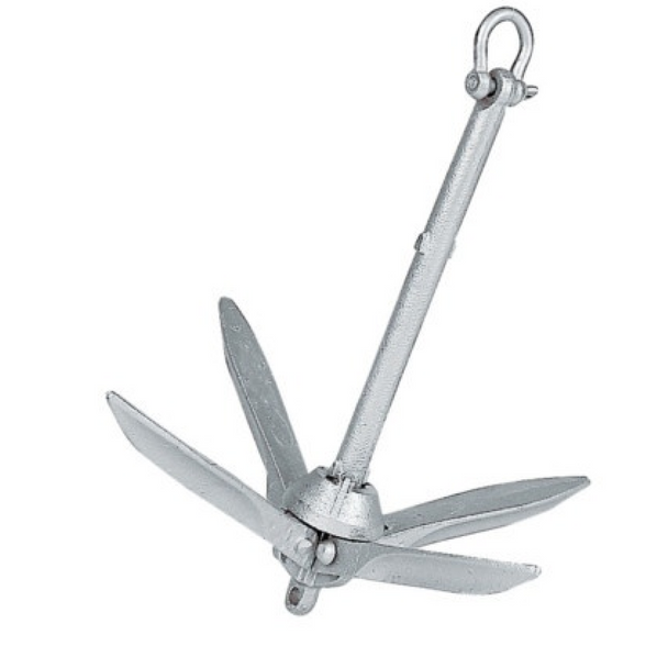 Plastimo Folding Grapnel Anchors  with Straight Flukes