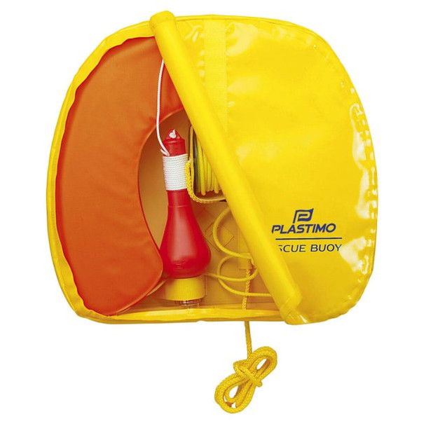 Plastimo Rescue Buoy Yellow Horseshoe Buoy+Light