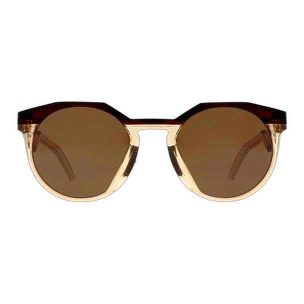Oakley HSTN Sunglasses - Dark Amber / Light Curry Prizm Tungsten - Front