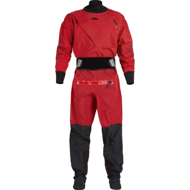 NRS Men's Crux Dry Suit - Red