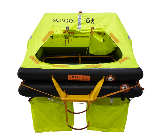 Seago Liferaft 4P Valise Sea Cruiser Plus ISO 9650-2 Less Than 24Hr
