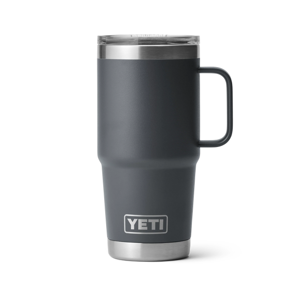 YETI Rambler 20 Oz Travel Mug_Charcoal-Front