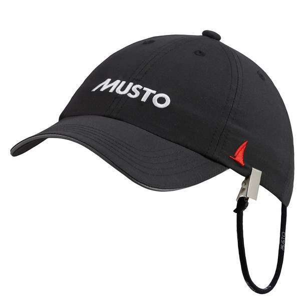 Musto Essential Fast Dry Junior Crew Cap in black