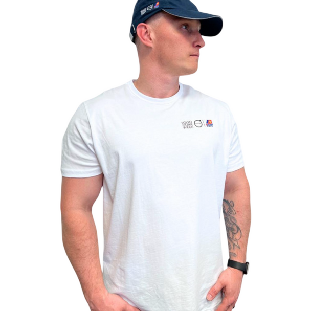 Cork Week 2024 Musto Essential men's white t-shirt