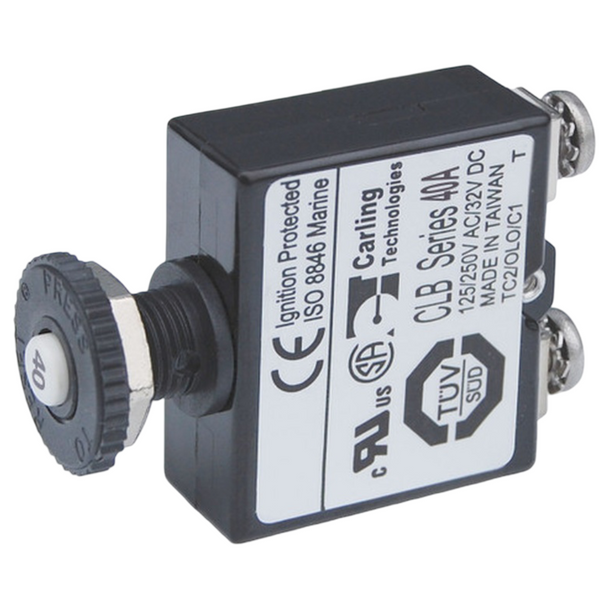 Blue Sea Circuit Breaker Push Button Md 40 AMP