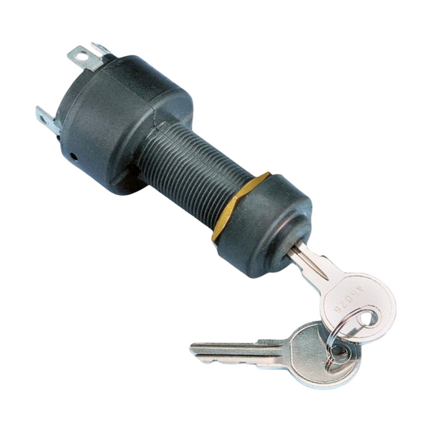 Trem Keyed Ignition Switch  5 Pole Bulkhead Fitted  L06 10 271