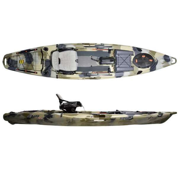 Feelfree Lure 13.5 V2 C/W Sonar Pod+Grav Seat Ocean Camo