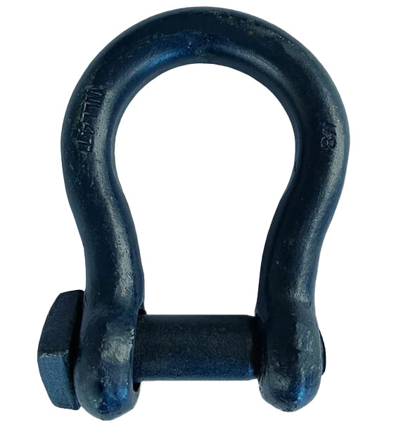 BMM Blue Painted Bow Shackle