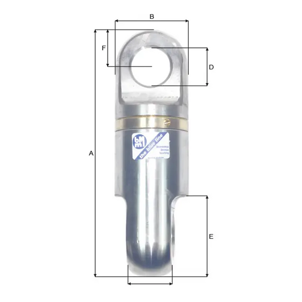 Markussens Swivel Thrust S/S 4T Swl
