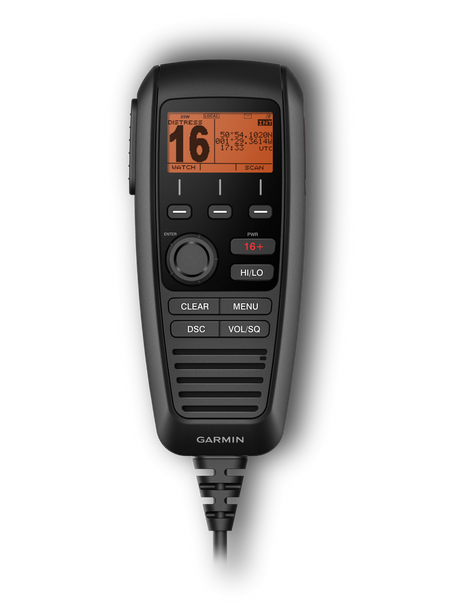 Garmin GHS 11i Wired VHF Handset Close View Garmin GHS 11i Wired VHF Handset Close View