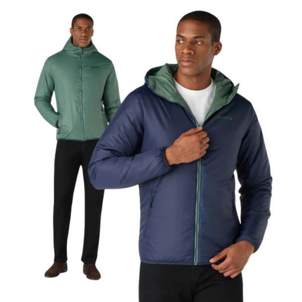 Musto Men's Reversible Insulated Jacket, green lifestyle