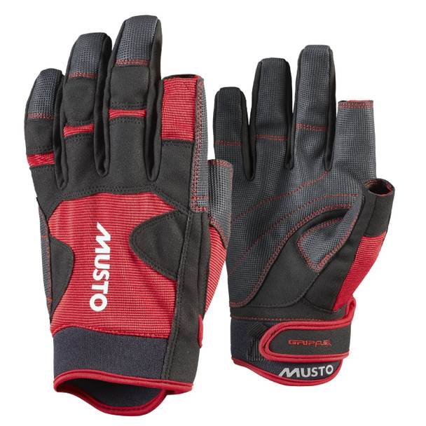 Musto Performance Long Finger Glove - Red Musto Performance Long Finger Glove - Red