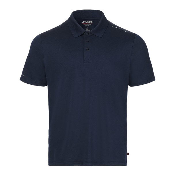 Musto EVO Crew Sunblock Short Sleeve Polo Men - Navy