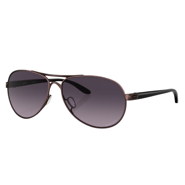 Oakley Feedback - Prizm Grey Gradient Lenses - Satin Grenache Frame