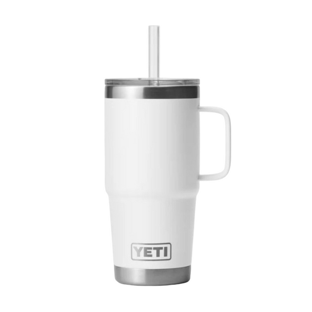 Yeti Rambler 25 Oz Straw Mug - White