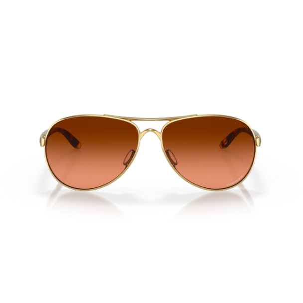 Oakley Feedback Polished Gold Frame - Prizm Brown Gradient Lenses