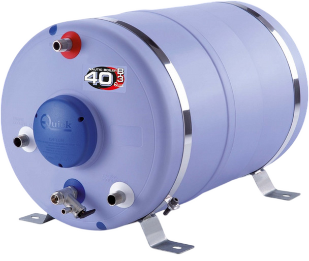 Quick Stainless Steel Nautic Boiler B3 1200W Round with Heat Exchanger 15L & 20L