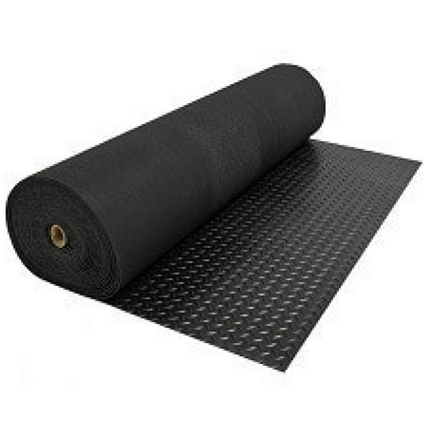 Techtread Diamond Anti-Slip Matting Black