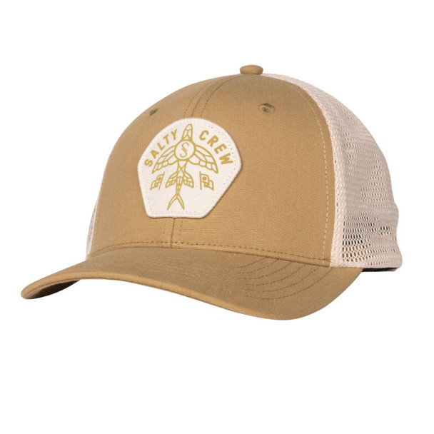 Salty Crew Flyer OPS Trucker Khaki Cap 