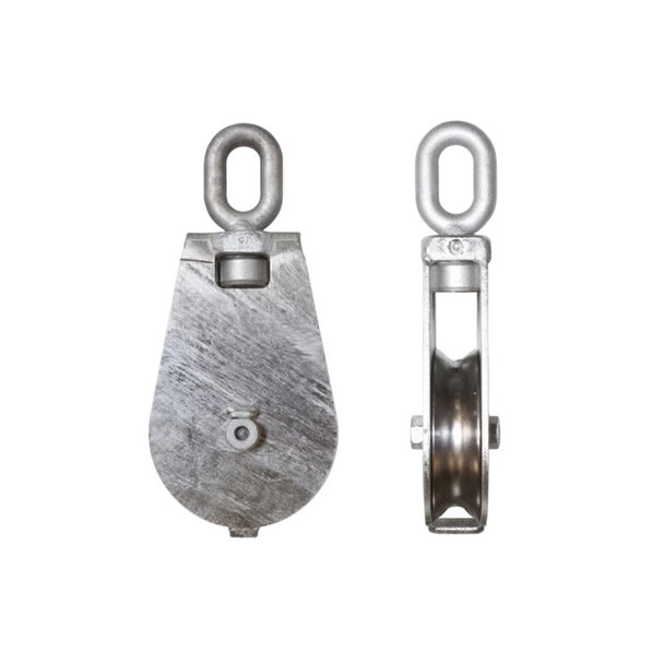 BMM Galvanised Beamer Block Steel Sheave & Swivel