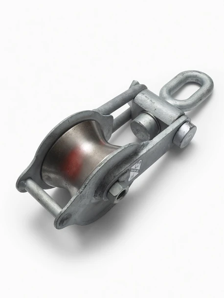 BMM Wide Galv Snatch Block with Swivel , S/S Sheave