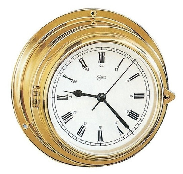 Barigo Brass Malin Clock 100mm