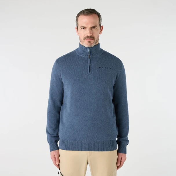 Musto Men's Evo Windproof Knit - Shadow Blue