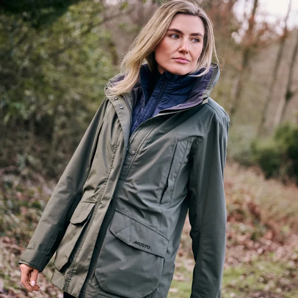 Musto Women's Fenland Deep Green Jacket, country lifestyle