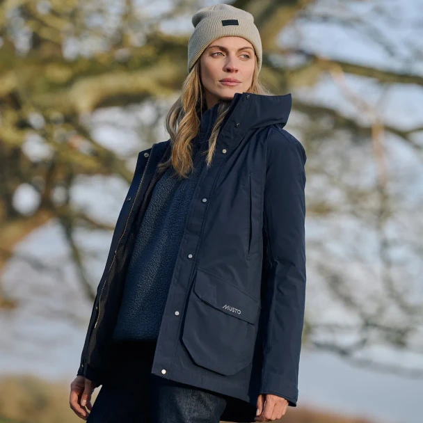 Musto Women's Fenland Navy Jacket, countrywear