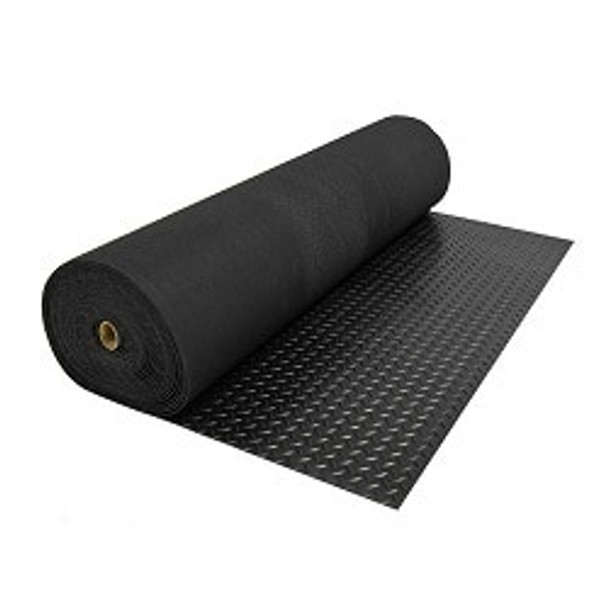 Techtread Diamond Anti-Slip Matting Black 3mm