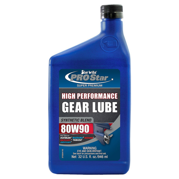 Starbrite Synthetic Blend Lower Unit Gear Lube Oil 80w 90w 02732