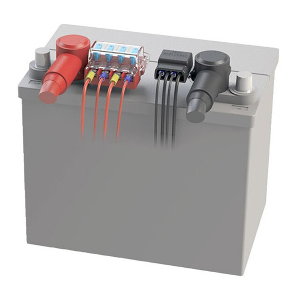 Blue Sea ST Blade Battery Terminal Mount Fuse Block Kit