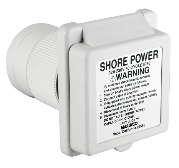 Marinco 32A Power Inlet