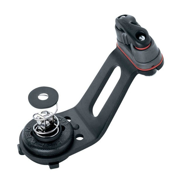 Harken Standard Cam Base Cleat with Swivel Bar and Spring (Topaz) 144