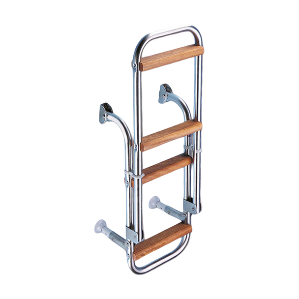 Trem Folding Boarding Ladder - 2 + 2 Wooden Steps