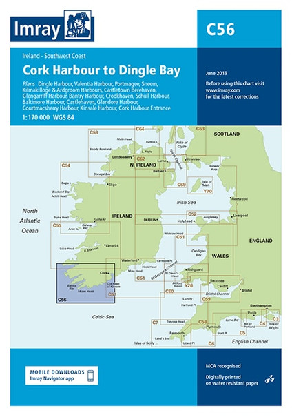 Imray C56 Cork to Dingle Chart