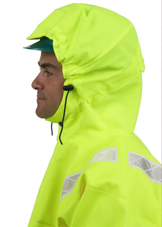 Guy Cotten Isoflash Islotech Jacket - High Visibility Yellow Lifestyle_2