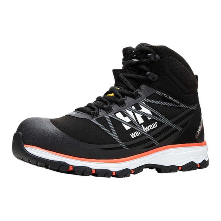 HH Workwear Chelsea Evolution Lightweight Safety Boots - Black / Orange_2