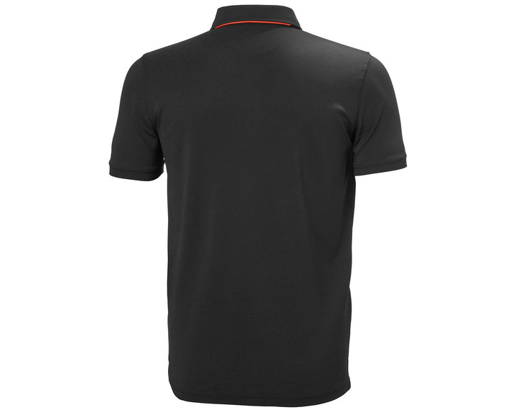 HH Workwear Kensington Tech Polo Shirt - Black back