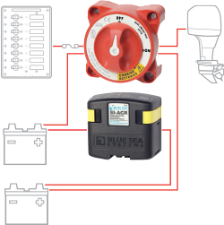 Manual battery management and ACR sub system