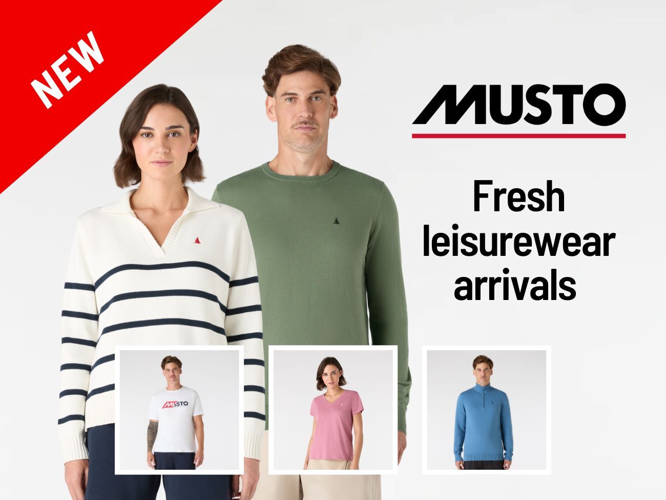 New Musto SS26 Leisurewear