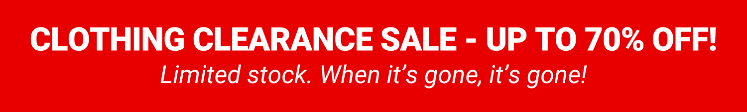 Clothing clearance sale