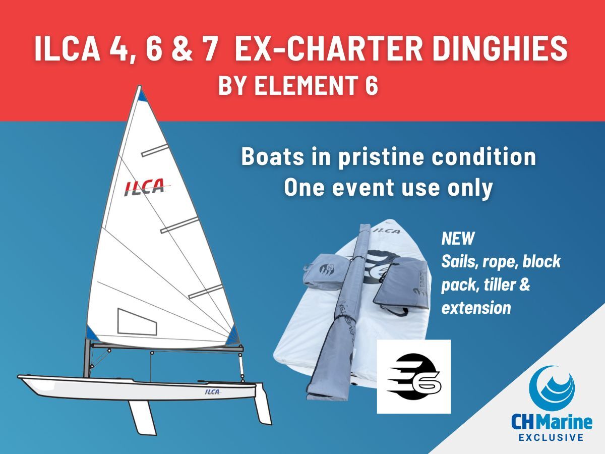 ILCA 4, 6 & 7  Ex-Charter Dinghies
by Element 6