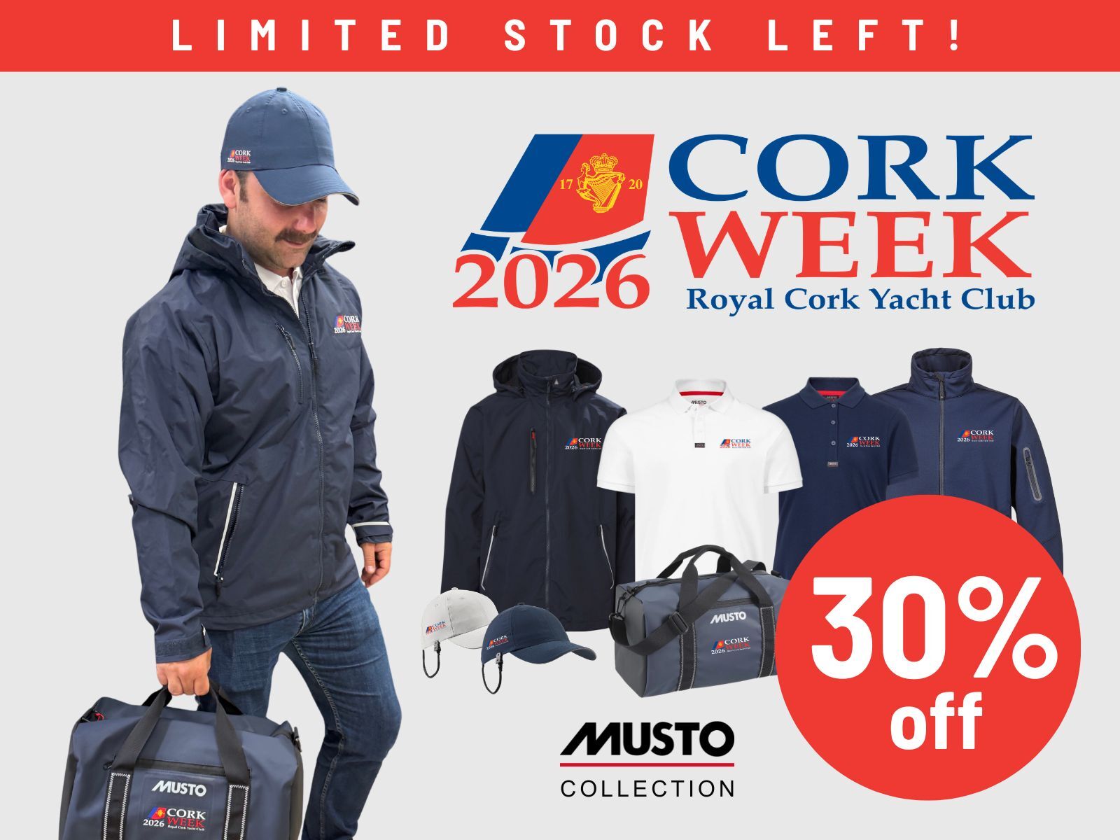 Cork Week 2026 Musto Collection - a CH Marine exclusive