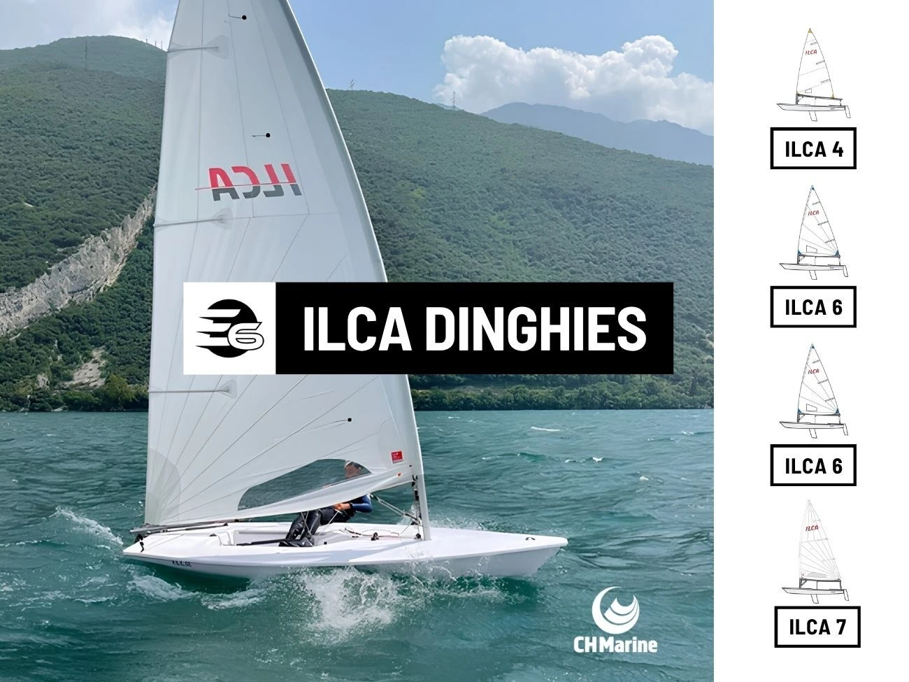 ILCA Element 6 Laser Dinghies - sail like Eve McMahon!